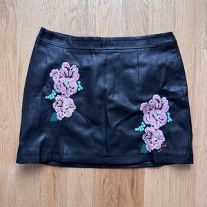 ASOS Black Embellished Mini Skirt Night Out